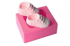 Molde silicona modelo zapatitos